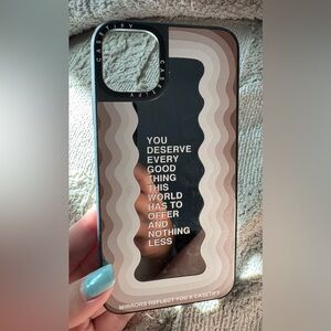 Black and Tan Mirror Phone Case